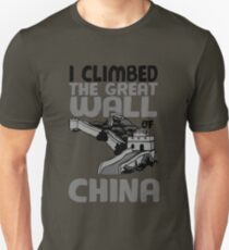 Cute Unique I Climbed The Great Wall Of China Art Gift Unisex T-Shirt