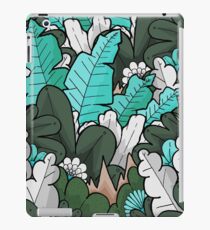 Green jungle leaves iPad Case/Skin