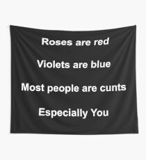 Roses are red Wall Tapestry