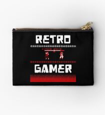 Pixel Art 8-Bit Videogame Gamer Vintage Retro Gift Studio Pouch