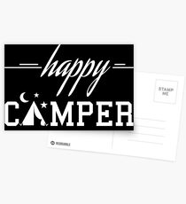 Happy Camper 04 white Postcards