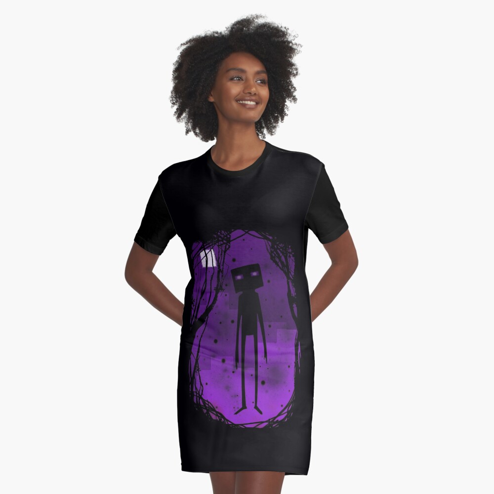Enderman Graphic T-Shirt Dress