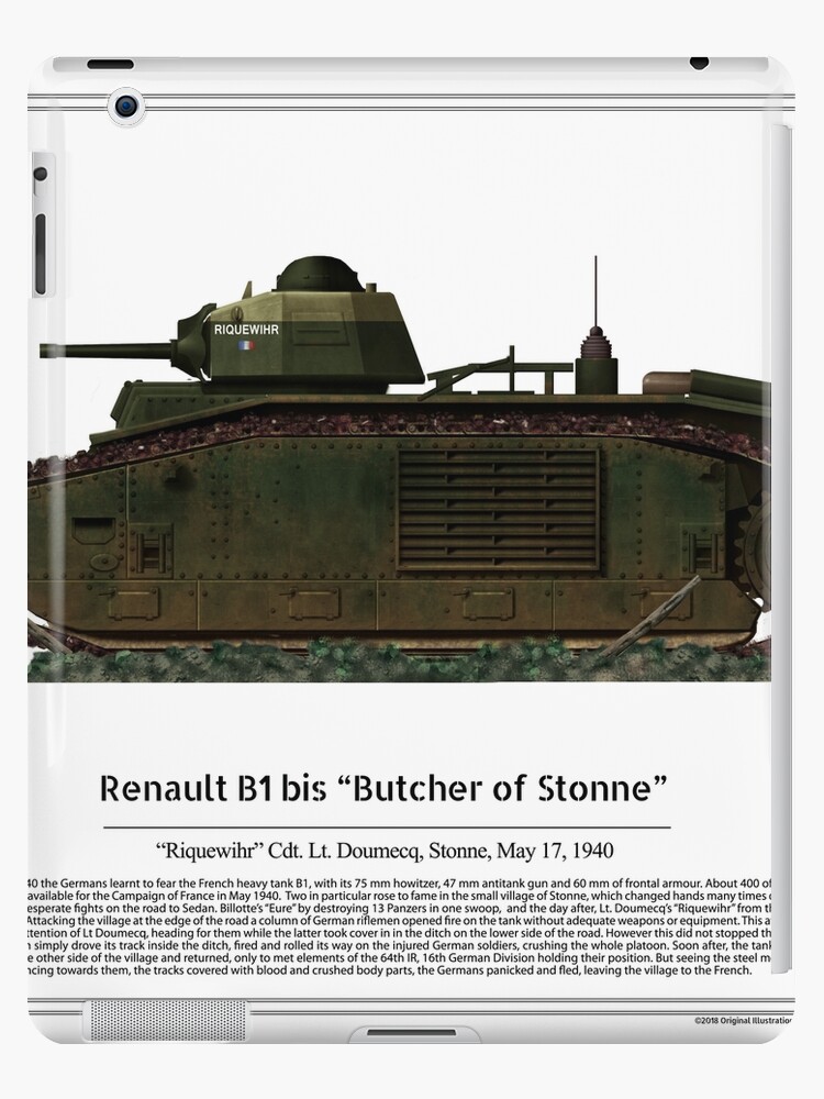 Char B1 Bis Butcher Of Stonne Ipad Caseskin By Thecollectioner