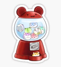 Pegatina Hamster Gumballs v1