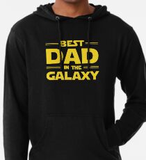 Sudadera con capucha ligera El mejor papá en la galaxia
