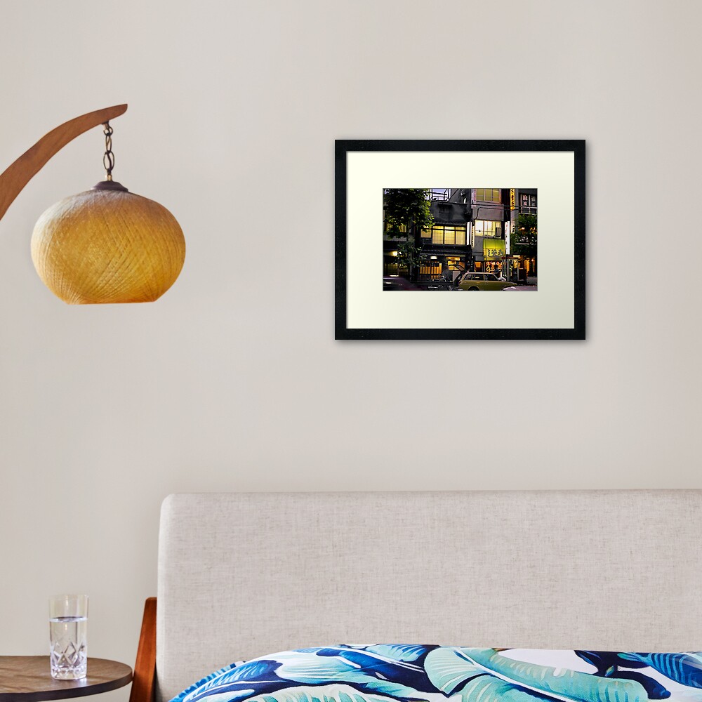 Tokyo Nights Framed Art Print