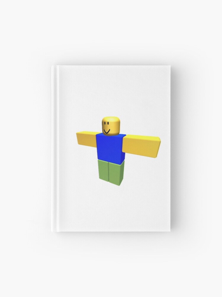 Roblox Noob T Pose Hardcover Journal - t pose roblox noob