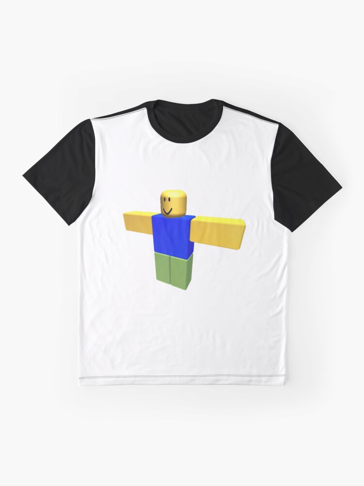 Roblox Noob T Pose T Shirt By Levonsan Redbubble - alternate view of roblox noob t pose graphic t shirt