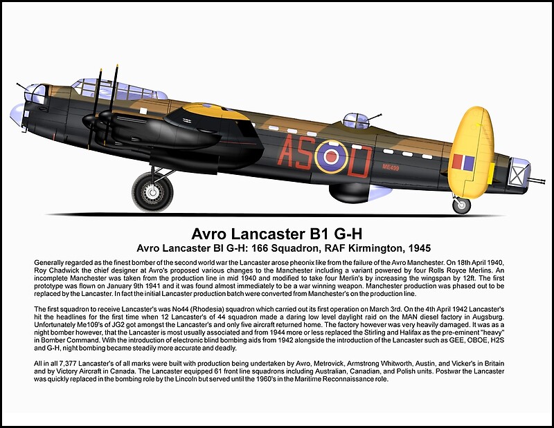 Avro lancaster чертежи