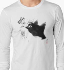Curious Cat Long Sleeve T-Shirt