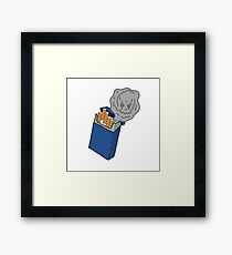 (Smokes) Framed Print