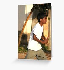 Batsman Greeting Card