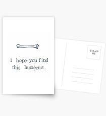 Ich hoffe, Sie finden diesen Humerus Postkarten