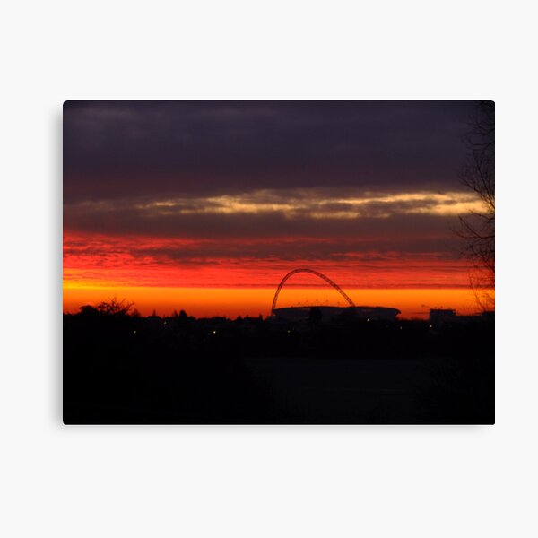 Red in the morning... Canvas Print