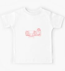 Fujifilm Fuji XH1 Line art Kids Tee
