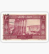 Lebanese Stamp, 1920s Sticker