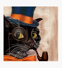 Sophisticated Cat Photographic Print