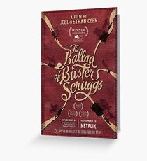 The Ballad of Buster Scruggs Greeting Card