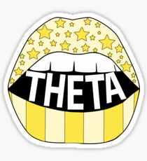 Theta Lips Sticker