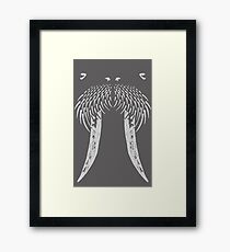 ScrimshawWalrus Gerahmtes Wandbild