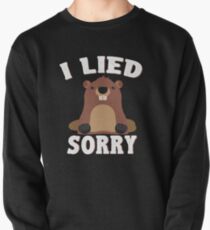 I Lied Sorry Groundhog Day Shirt Pullover