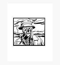 Fear and Loathing in Las Vegas Skeleton Illustration Photographic Print