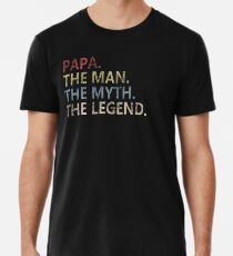 Der Mann der Mann der Mythos das Legenden-Hemd für Papa-Vati des Vaters Premium T-Shirt