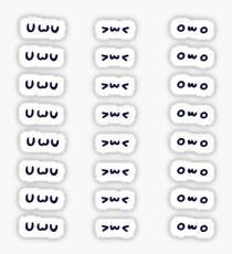 owo uwu> w <emote Aufkleber Sticker