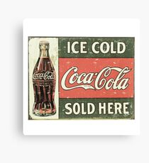 Ice Cold Coca Cola Canvas Print