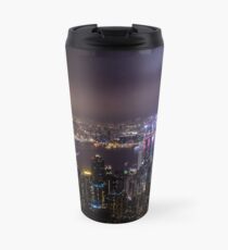 Taza de viaje Horizonte de hong kong