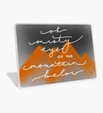 oh misty eye of the mountain below Laptop Skin