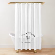 Rose Apothecary Logo Shower Curtain