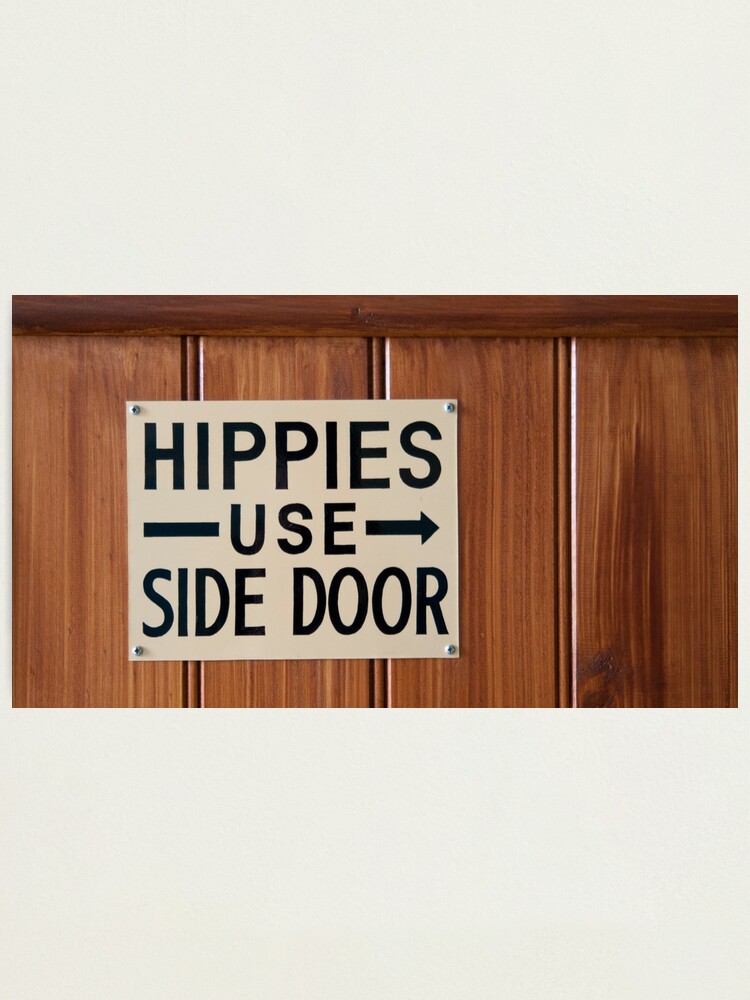 Hippes Use Side Door Photographic Print By Bitz2809 Redbubble