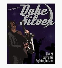 Duke Silver Photographic Print