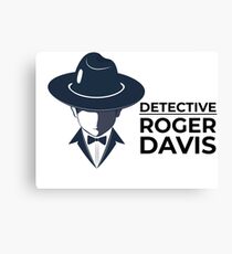 Detective Roger Davis Canvas Print