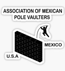 Politische Aussage der Vereinigung mexikanischer Stabhochspringer Sticker