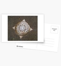 London. "The Diana Princess of Wales Memorial Walk" Star. Great Britain 2009 Postcards