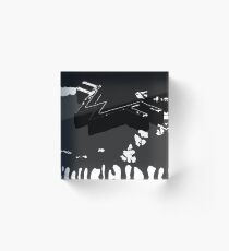 Weezer Black 2 Acrylic Block
