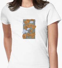 Overgrown California Poppies Women's Fitted T-Shirt