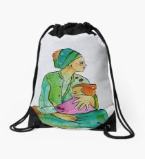 Comfort (green) Drawstring Bag