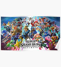 Super Smash Brothers Ultimate Poster