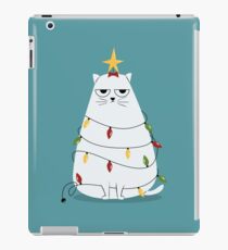 Grumpy Christmas Cat iPad Case/Skin