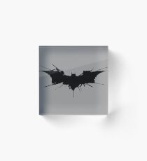 Batman Dark Knight Rises Logo Acrylic Block