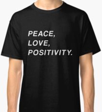 Frieden, Liebe und Positivität - Logik Classic T-Shirt