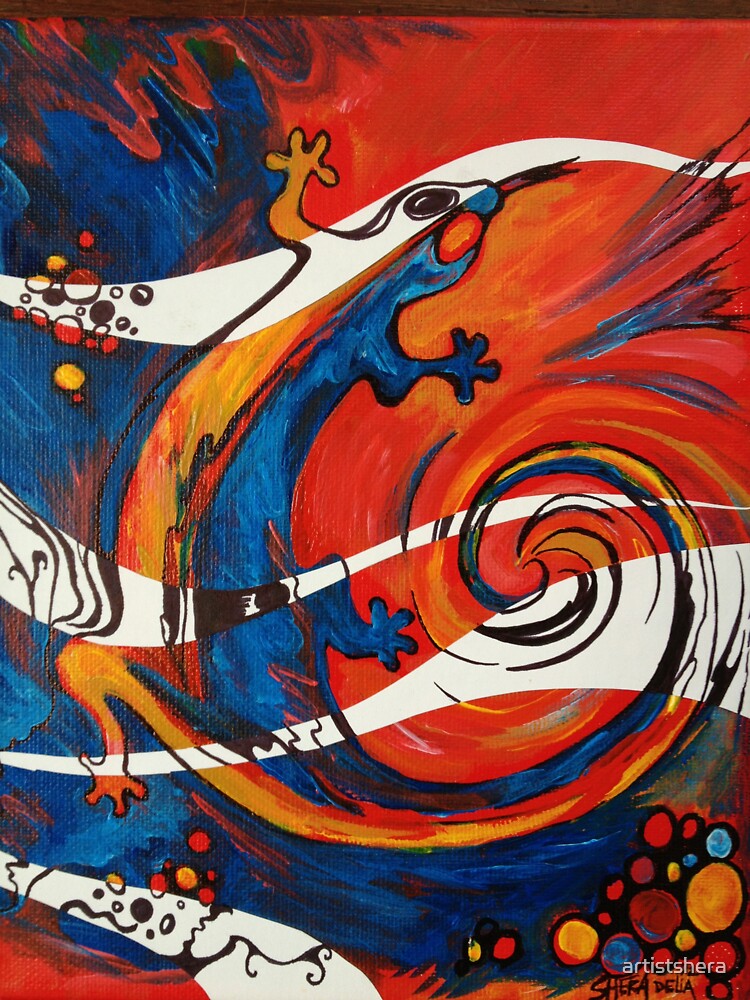 Spiral Lizard by artistshera