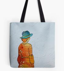 Blue Hat Tote Bag