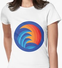 wave Women's Fitted T-Shirt