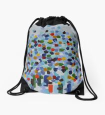 Tree of Life (Blue) Drawstring Bag