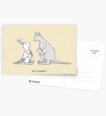 Be yourself Postcards