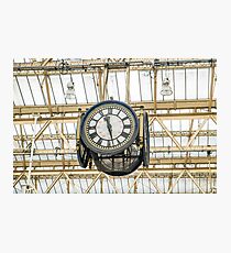 Uhr London Waterloo Station Fotodruck